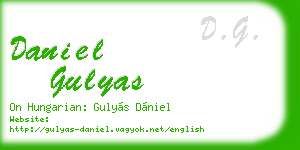 daniel gulyas business card