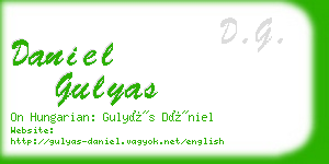 daniel gulyas business card